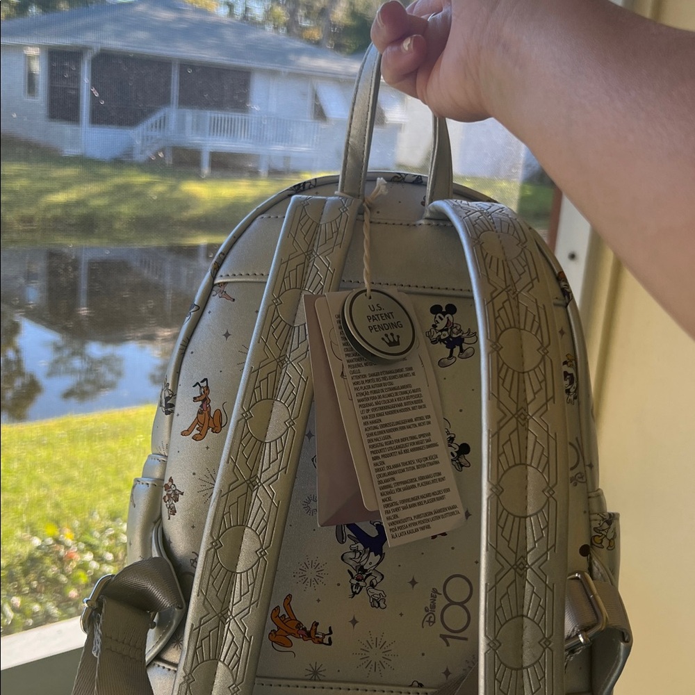 Disney Silver Mini Backpack - Picture 8 of 17